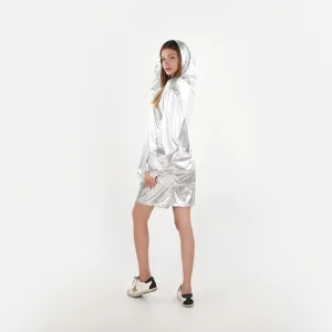 Silver Metallic Shorts - Unisex - 3
