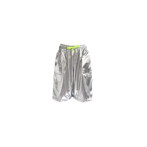Silver Metallic Shorts - Unisex - 5