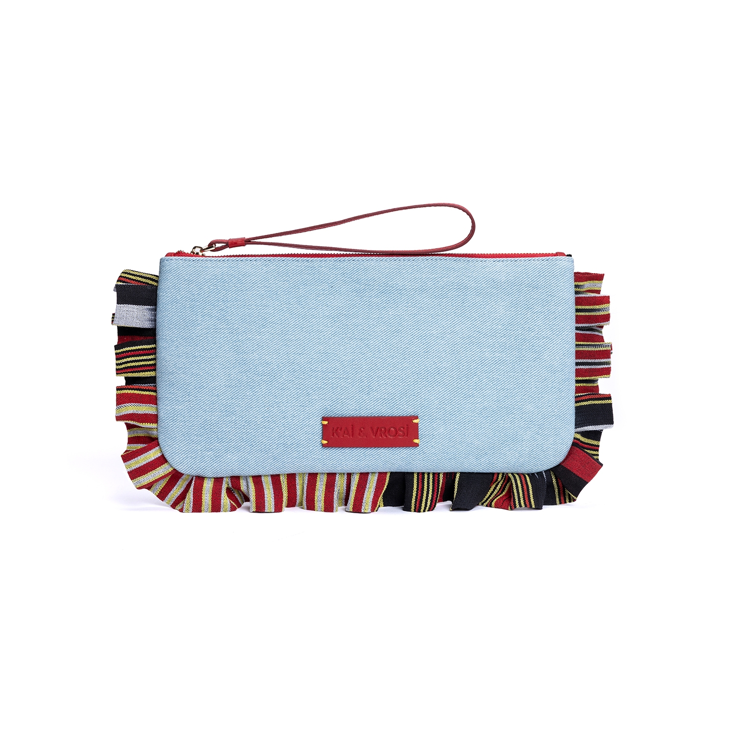 Medi - Light Denim Clutch