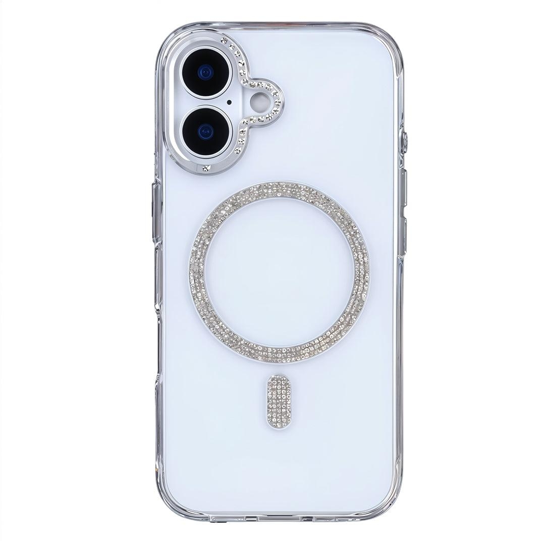 Iphone 16 Plus Shiny Transparent Magsafe Telefon Kılıfı