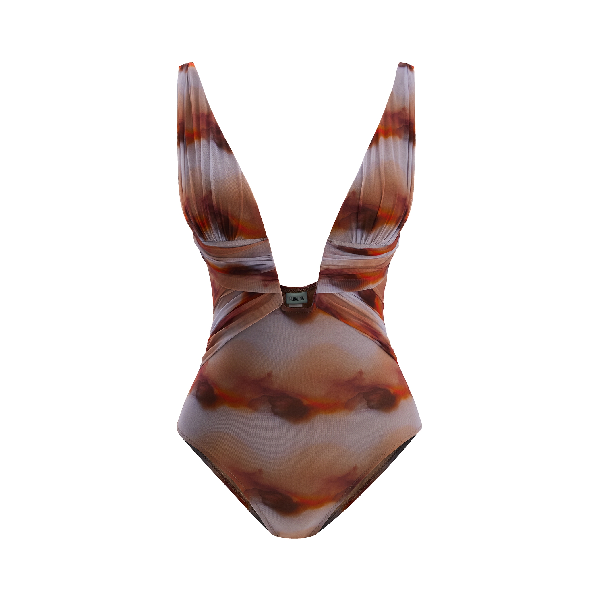 Lucy Printed Tulle Swimsuit