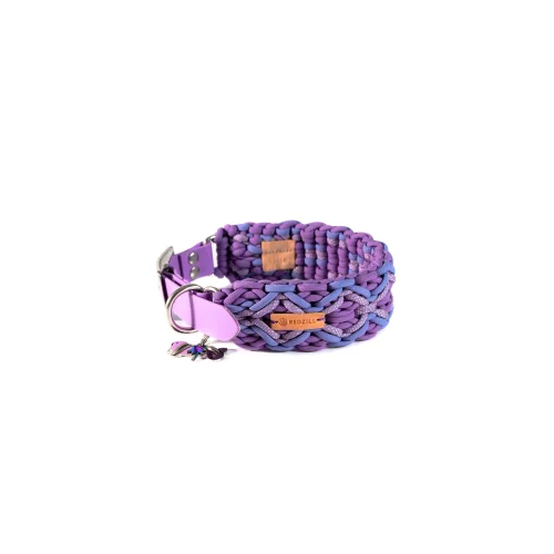 Diamond Lavender Paracord Köpek Tasması