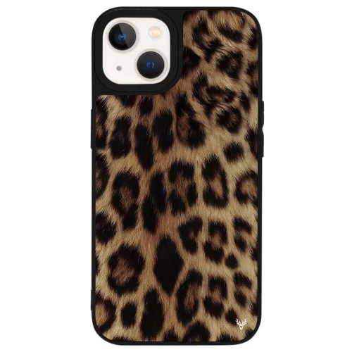 Brown Leopard Glossy Phone Case