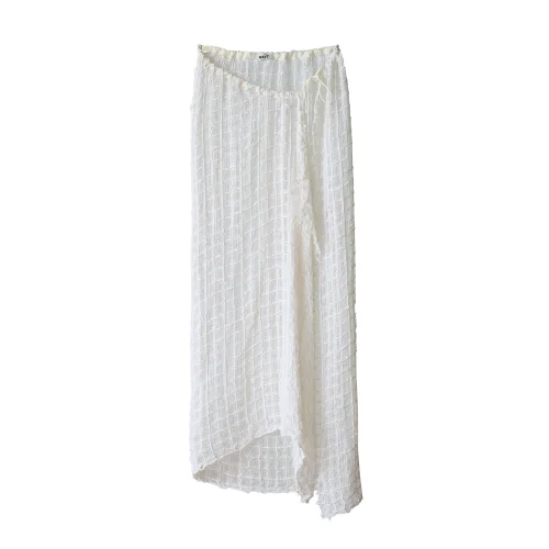 Dissonance Asymmetric Mesh Sarong Skirt