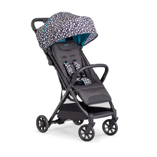 Inglesina Quid 2+ Single Hand Fold And Unfold Cabin Size Baby Stroller Special Collection - Polka Black
