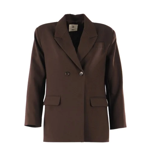 Brown Blazer Ceket