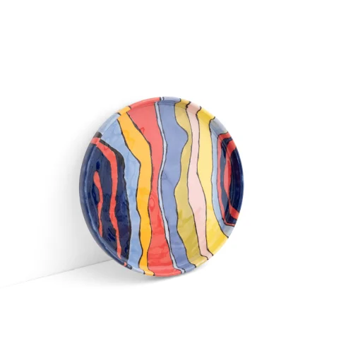 Colorful Stoneware Plate