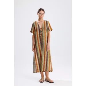 Knit Yeşil Kimono
