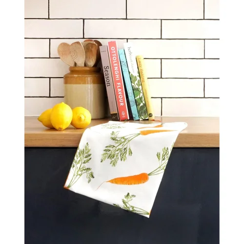 Carrot Tea Towel
