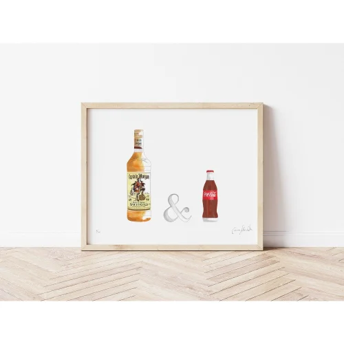 Rum & Coke Print - Captain Morgans - 50% Off