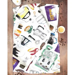 But First, Coffee Tea Towel
