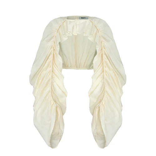 Cabriole Corded Sculptural Bolero