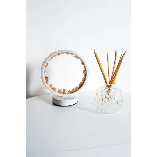 Gemstone Led Lamp - Citrine  |  Prosperity, Abundance And Vitality