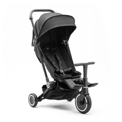 Smartrike Traveler Hepsi Bir Arada Aktif Kabin Boy Bebek Arabası Ve Bisiklet (6 Ay - 4 Yaş) - Onyx Black
