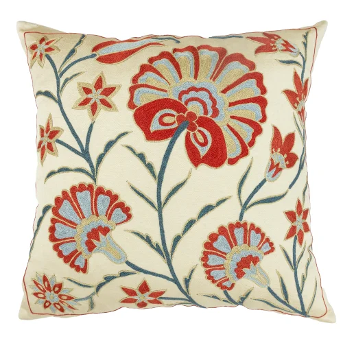 Zuhra Handmade Silk Cushion 50x50 Cm