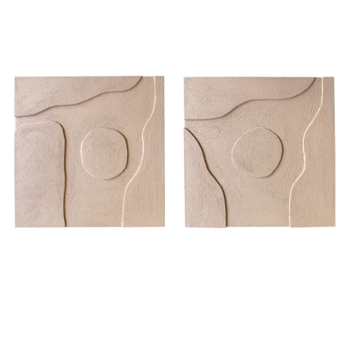Sun&moon Relief Wall Art