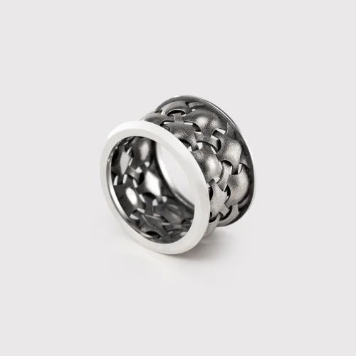 Seljuk 925k Sterling Silver Statement Ring