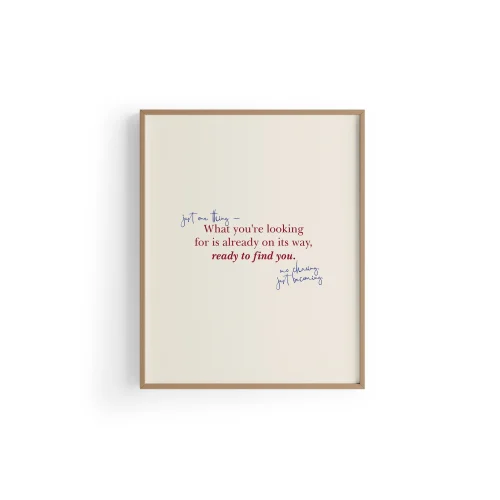 Ready To Find You | Typography Poster