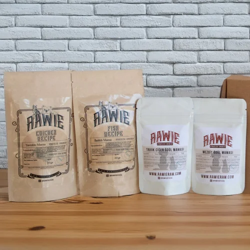 Tavuk - Balık Kedi Mama Ve Tavuk Ciğer - Mezgit Ödül Mama