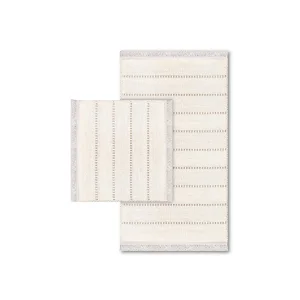 Case Natural Cotton Non-slip 60x100+50x60 Cm Ecru/beige