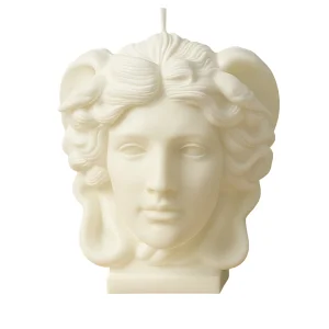 Medusa Figure Candle - Mythological Sculpture Series - Decorative & Handmade Soy Candle