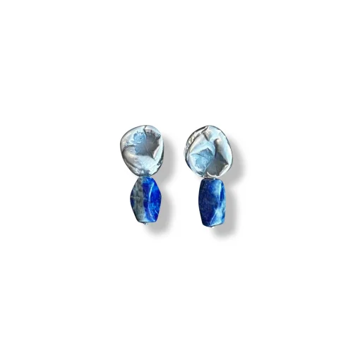 Lapis Double Bead Ring