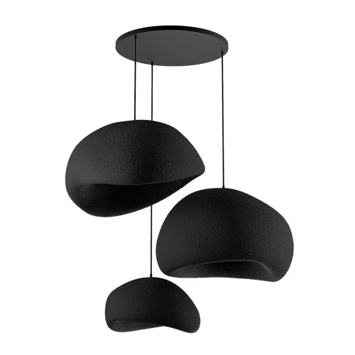 Wabi Sabi Mossgreys - Black Pendant Light