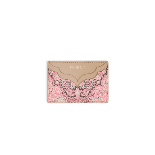 Anima Card Holder in Beige
