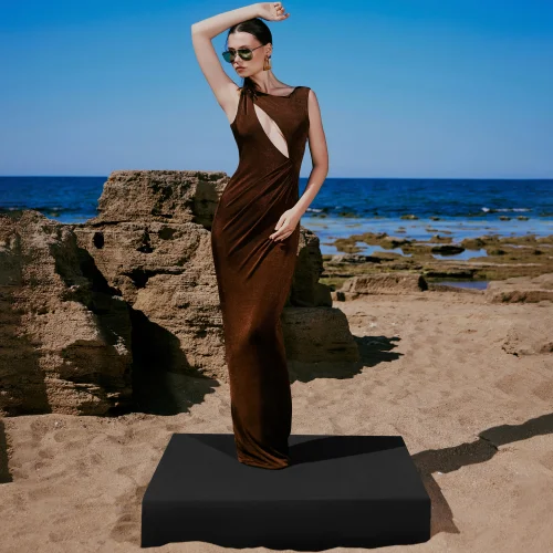 Dra Ruched Maxi Dress