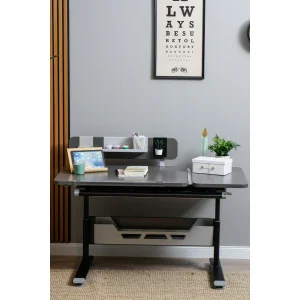 Vega Standart Tilt And Height Adjustable Desk, Anthracite - 3