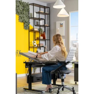 Vega Standart Tilt And Height Adjustable Desk, Anthracite - 2