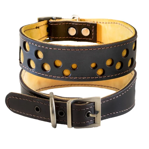 Handmade Genuine Leather Dog Collar