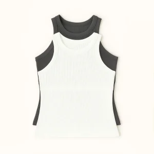 2-pack Ribbed Nursing Tanks
