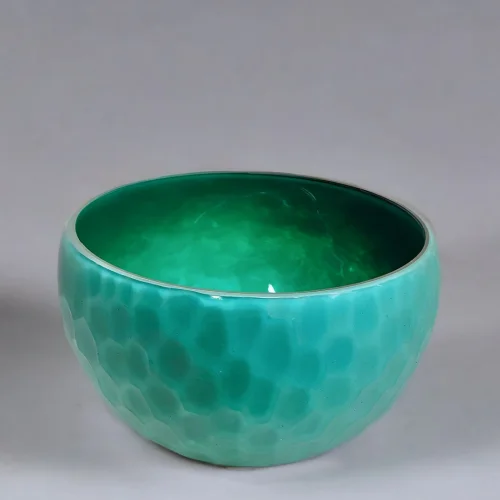 Boop By Bade Erol Studio Cold Process Bowl Turqouise