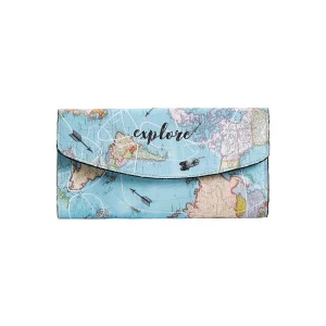 Women Turquoise Wallet - Explore Design