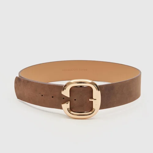 Indra Brown Leather Belt