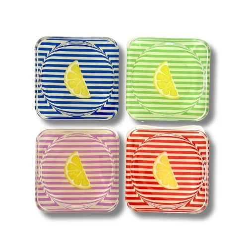 Lemon Twist Coasters