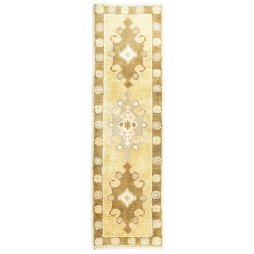 Bordeux Hand-woven Oushak Runner 55x180 Cm