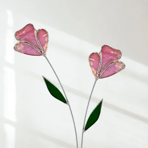 Pearl - Stained Glass Flower