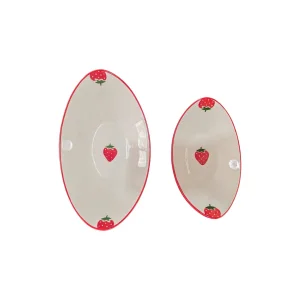 Strawberry Gondola Bowl Series 2 Pieces