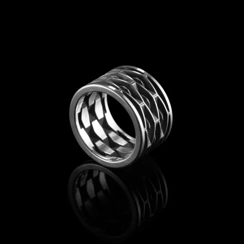 Ancyra 925k Sterling Silver Statement Ring