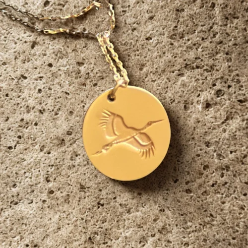 Stork Design Necklace