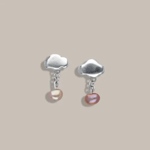 Pink Clouds Earings