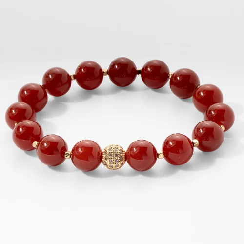 Red Agate Natural Stone Bracelet