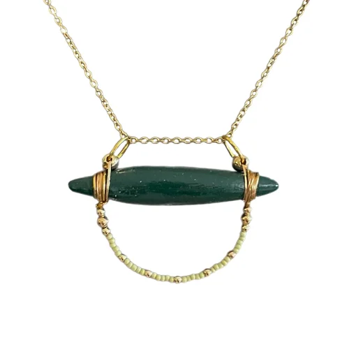 Aura Energy Necklace Green Color