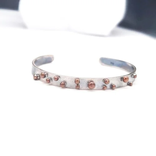 Silver Handcuff Bracelet