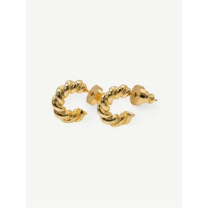Twisted Rope Hoops Earrings