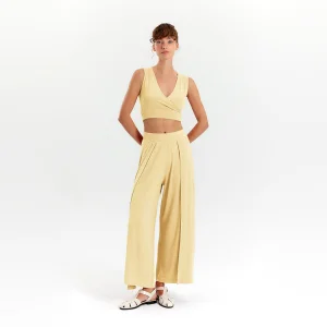 Soft Skin Touch Aera Slit Pants
