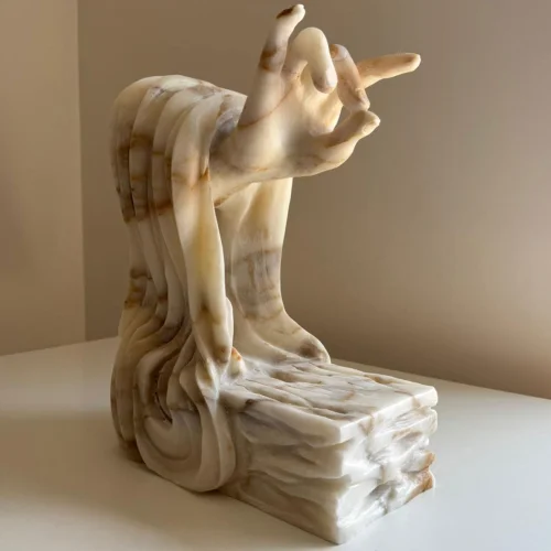 Bees Design Marble Sculpture