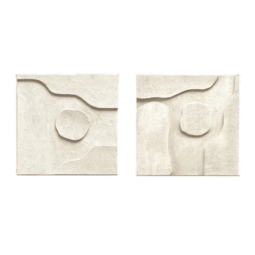 Sun&moon Relief Wall Art